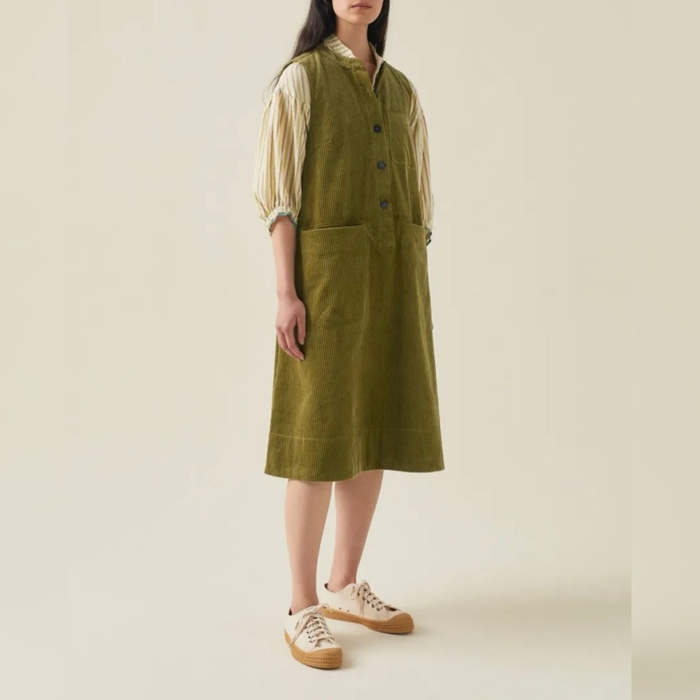 Olive Green Midi Dress